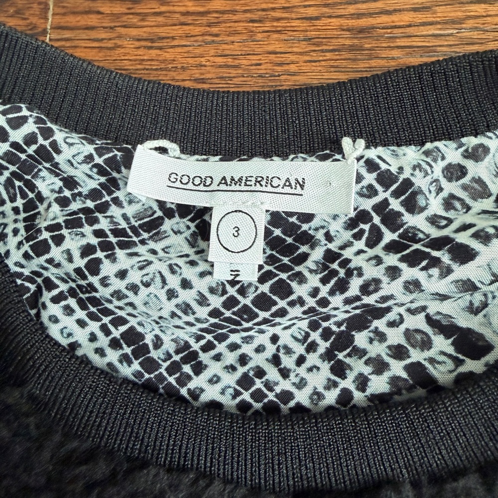 Good American Reversible Python Print Black And G… - image 4